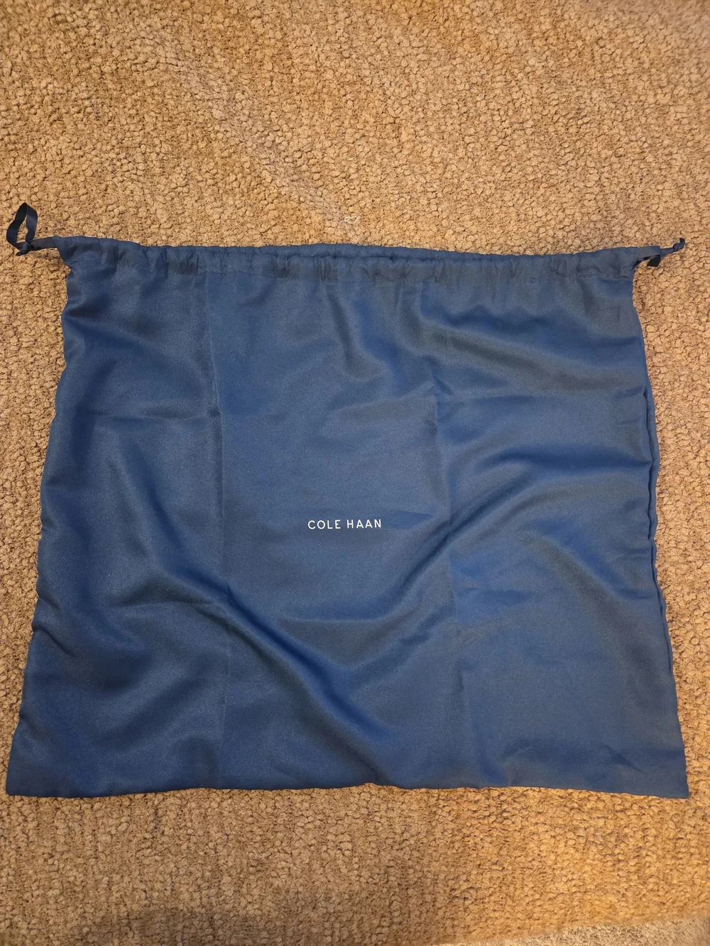 Cole Haan Grand Series Tan Pebbled Leather Convertible Backpack Tote